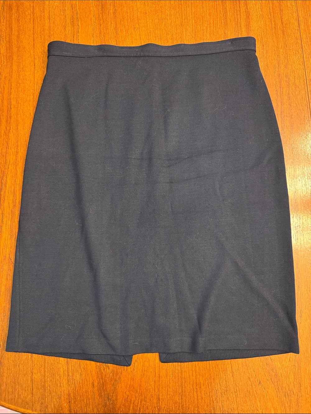 Classic St. John Caviar Navy Pencil Skirt - Women